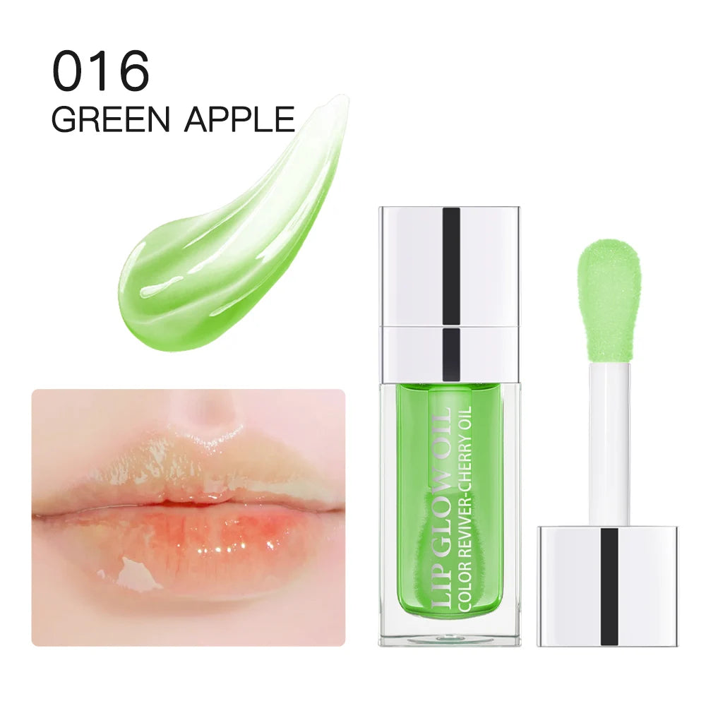 Hydrating Crystal Jelly Lip Glow Oil for Nourished Plump Lips