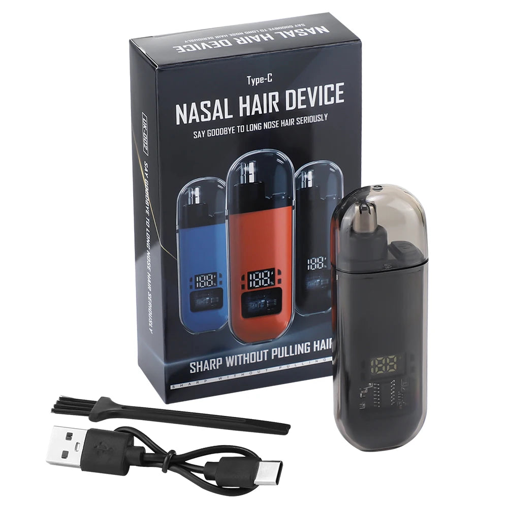 Electric Rechargeable Painless Nose and Ear Hair Trimmer