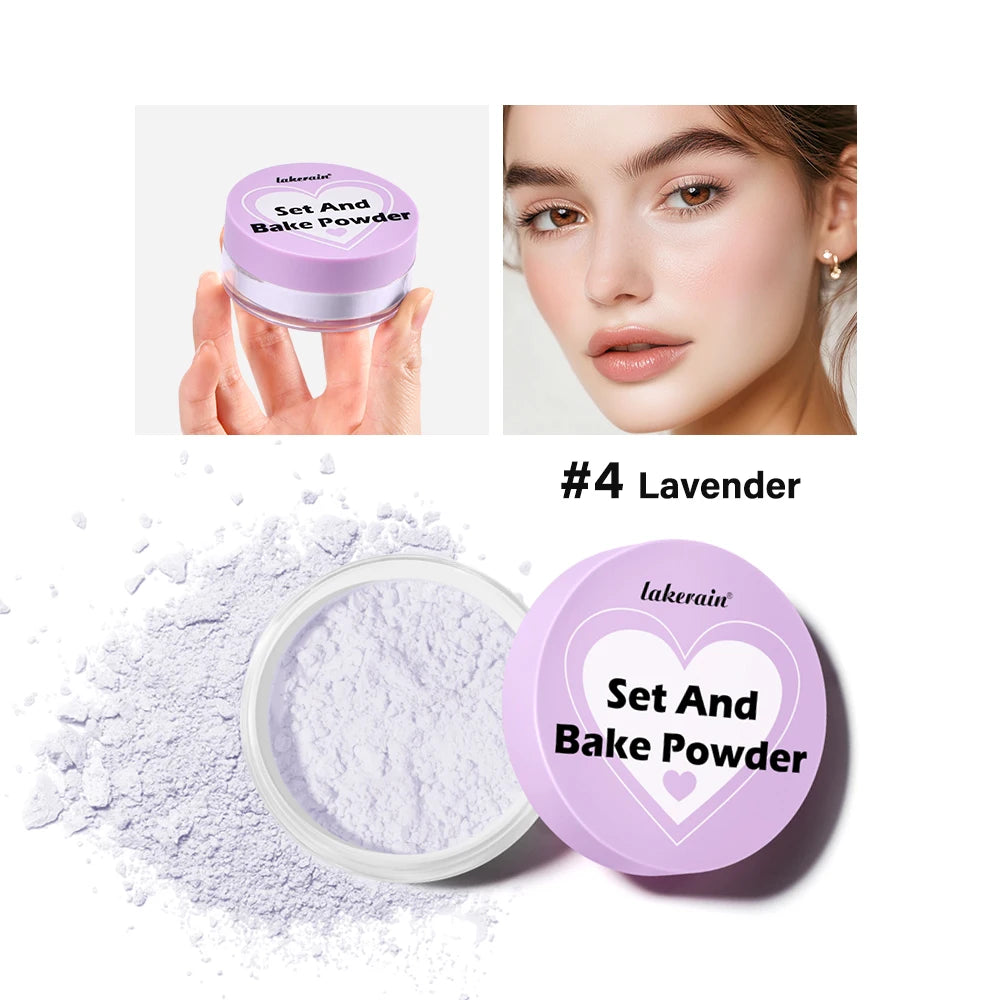 Matte Finish Oil-Control Loose Setting and Baking Powder