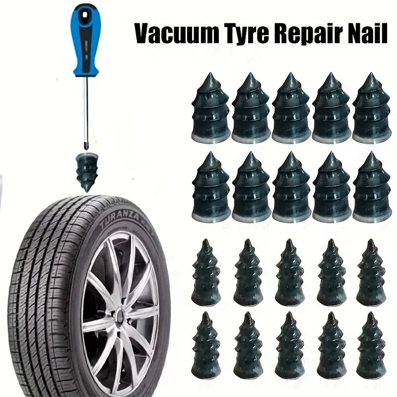 Quick-Fix Tubeless Tire Puncture Repair Kit - 8