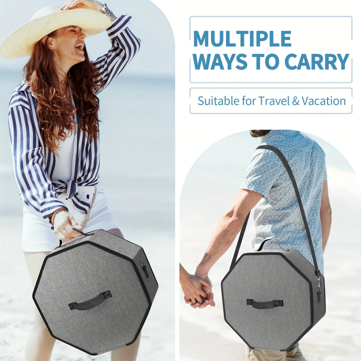 Foldable Large Capacity Hat Storage Organizer Bag