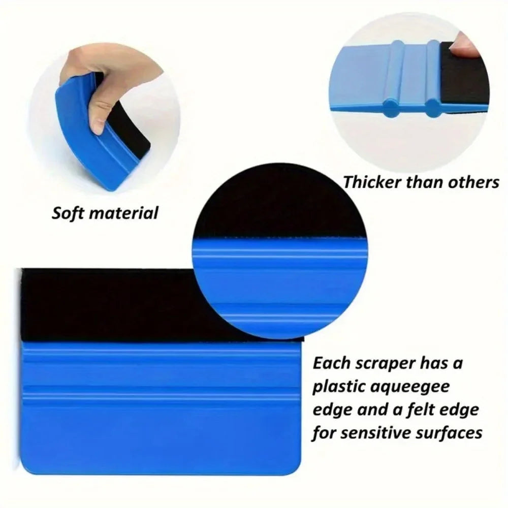 10 Piece Vinyl Wrap Tool Kit Car Window Tint and Decal Application Set - 4