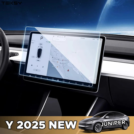 HD Tempered Glass Screen Protector for Tesla Model 3 and Model Y