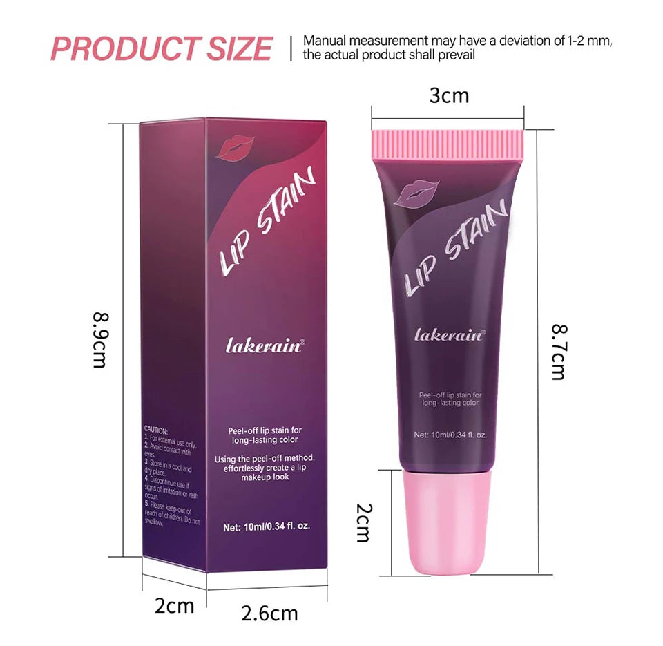 Waterproof Peel-Off Matte Liquid Lip Stain - 15