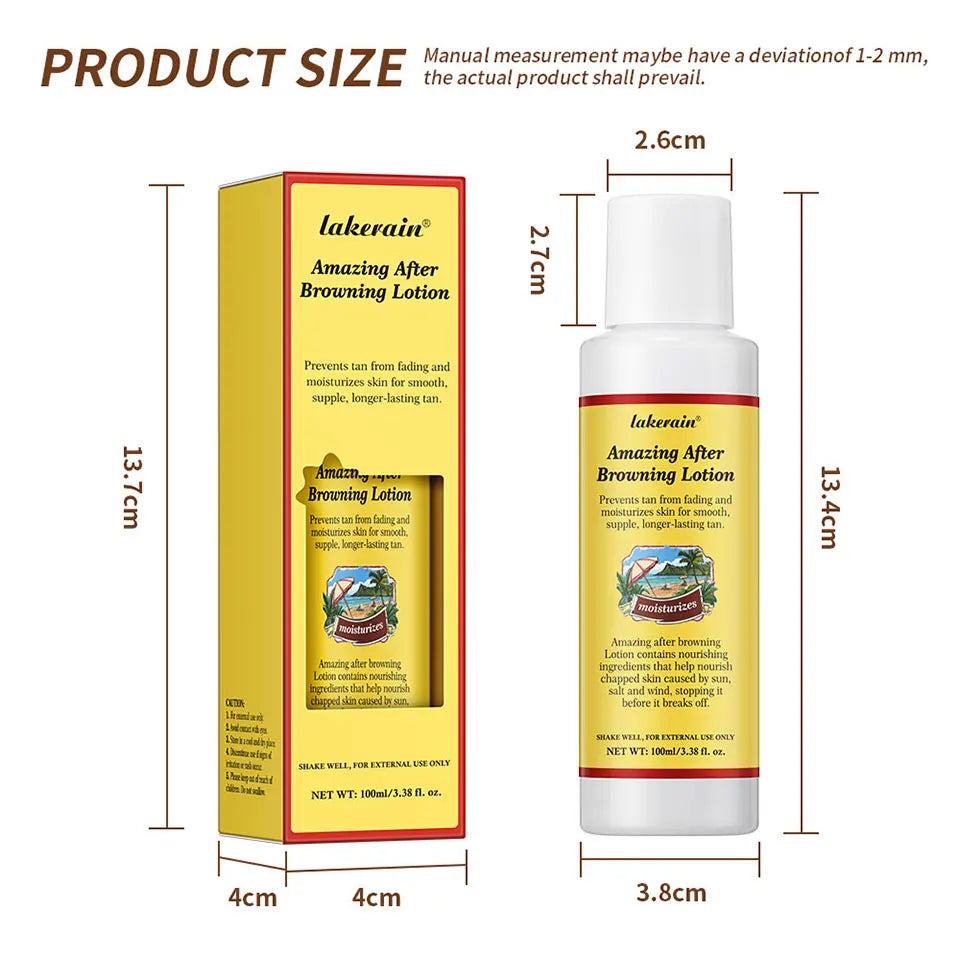 Sunless Tanning Body Lotion for Deep Bronze Glow - 28