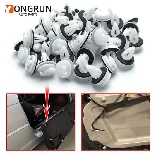 Automotive Interior and Exterior Plastic Fastener Clip Set