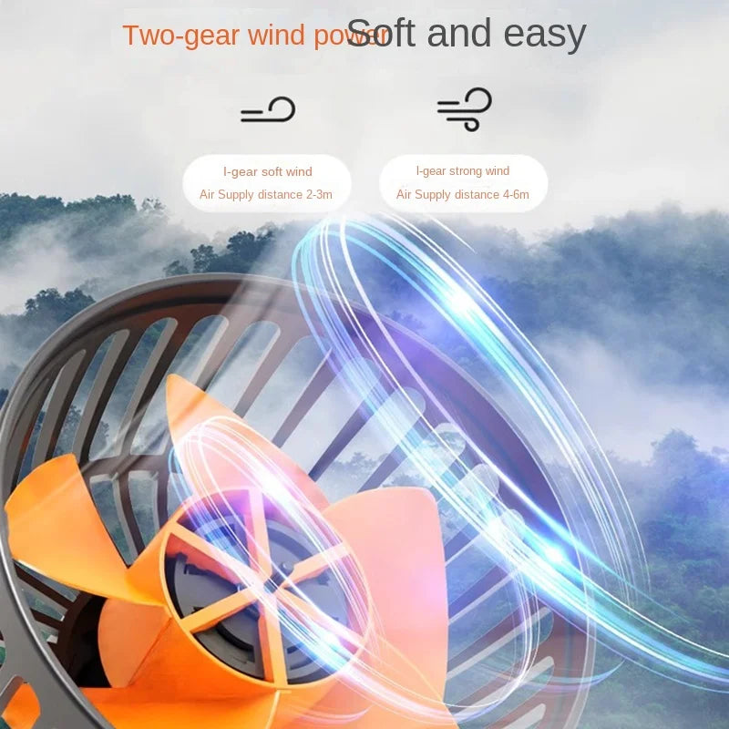 3-Head Adjustable Car Cooling Fan for Dashboard