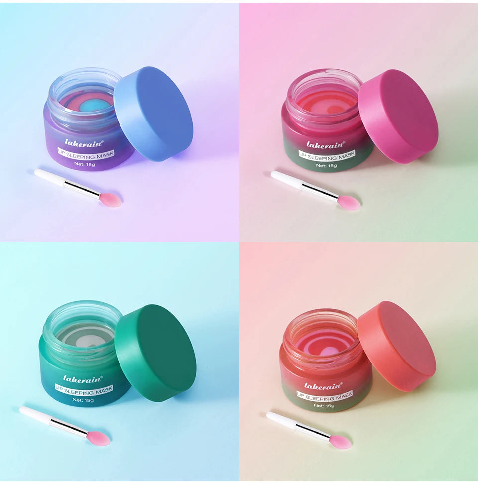 Hydrating Dual-Color Lip Sleeping Mask for Dry Cracked Lips - 21