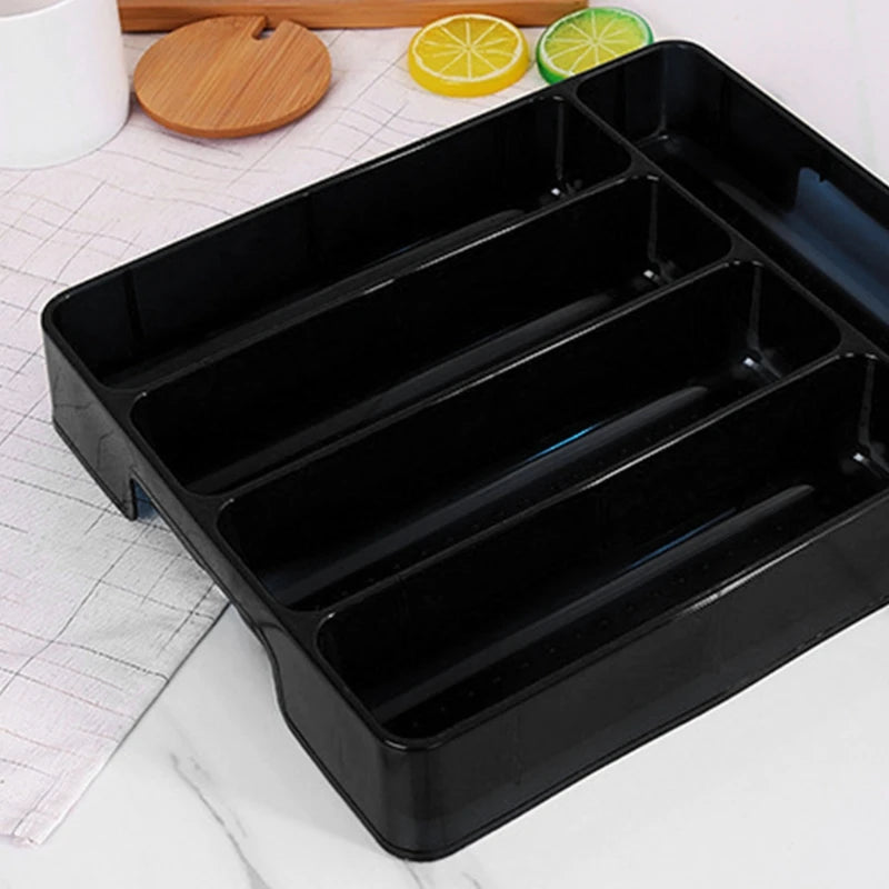 Compact Drawer Cutlery Organizer for Kitchen Utensils