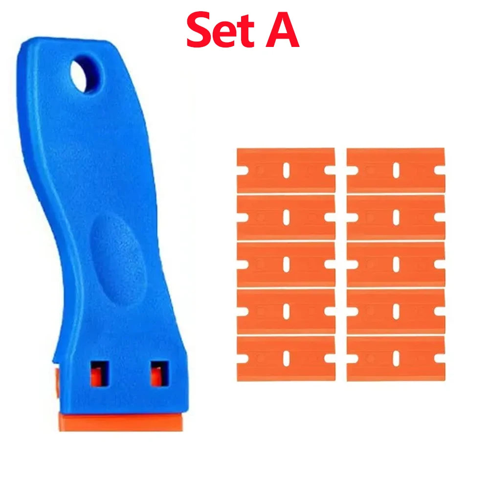 Non-Scratch Plastic Razor Blade Scraper for Stickers and Decals - 16
