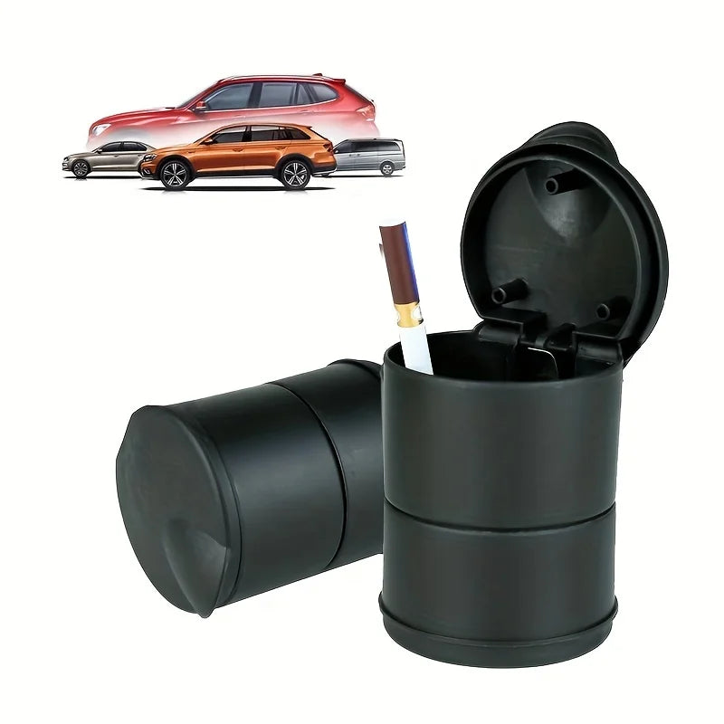 Flame Retardant Car Ashtray with Lid - 1