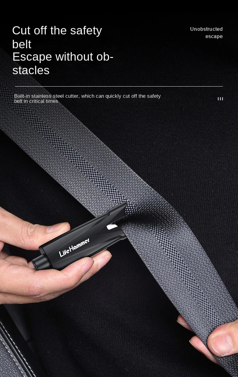 Emergency Car Window Breaker and Seat Belt Cutter Tool
