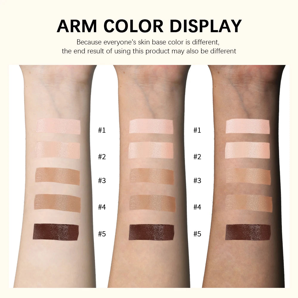 Matte Finish Liquid Foundation Concealer for Natural Skin Coverage