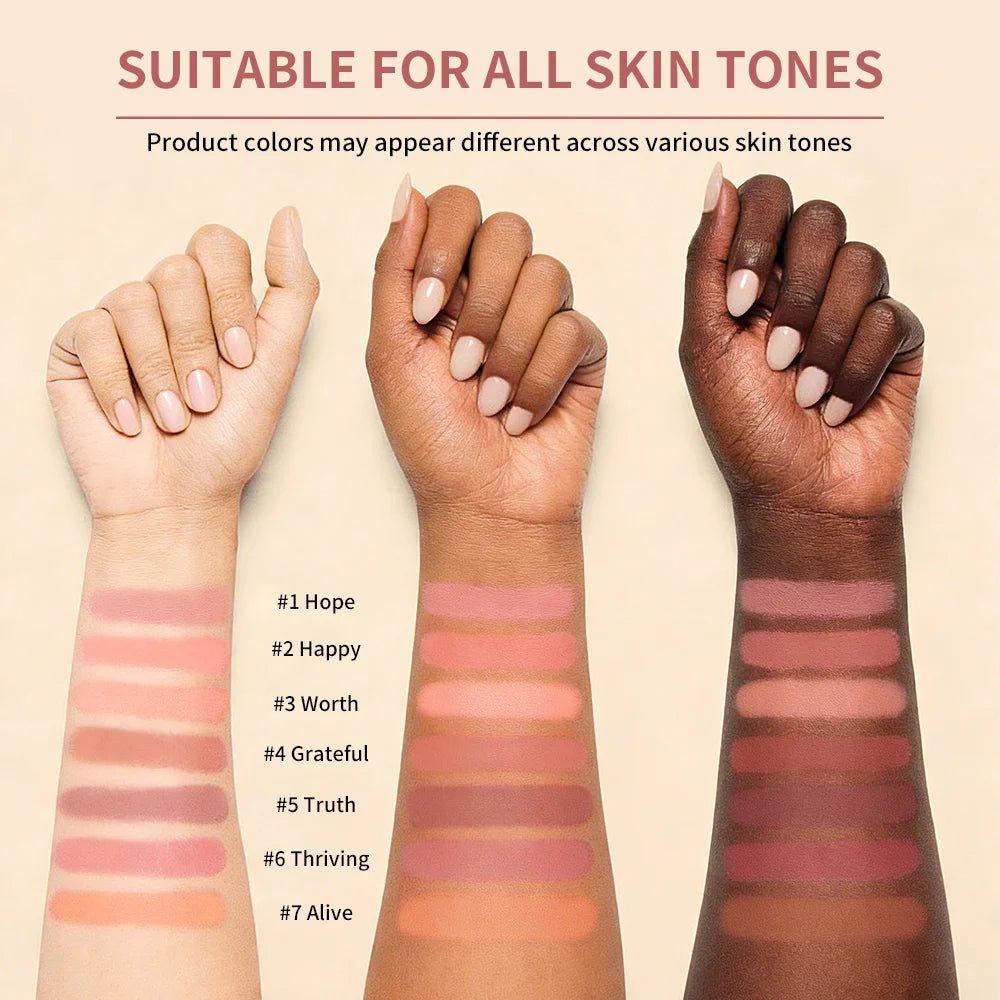 Matte Cream-to-Powder Bouncy Blush for Natural Flush - 6