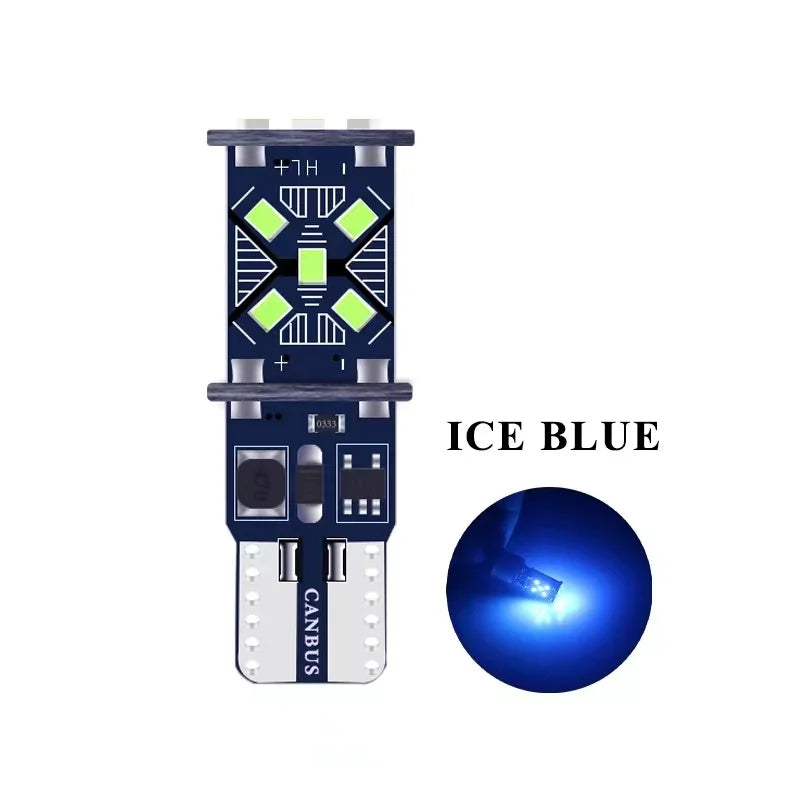 Bright T10 W5W LED Interior and Parking Light Bulbs - 12