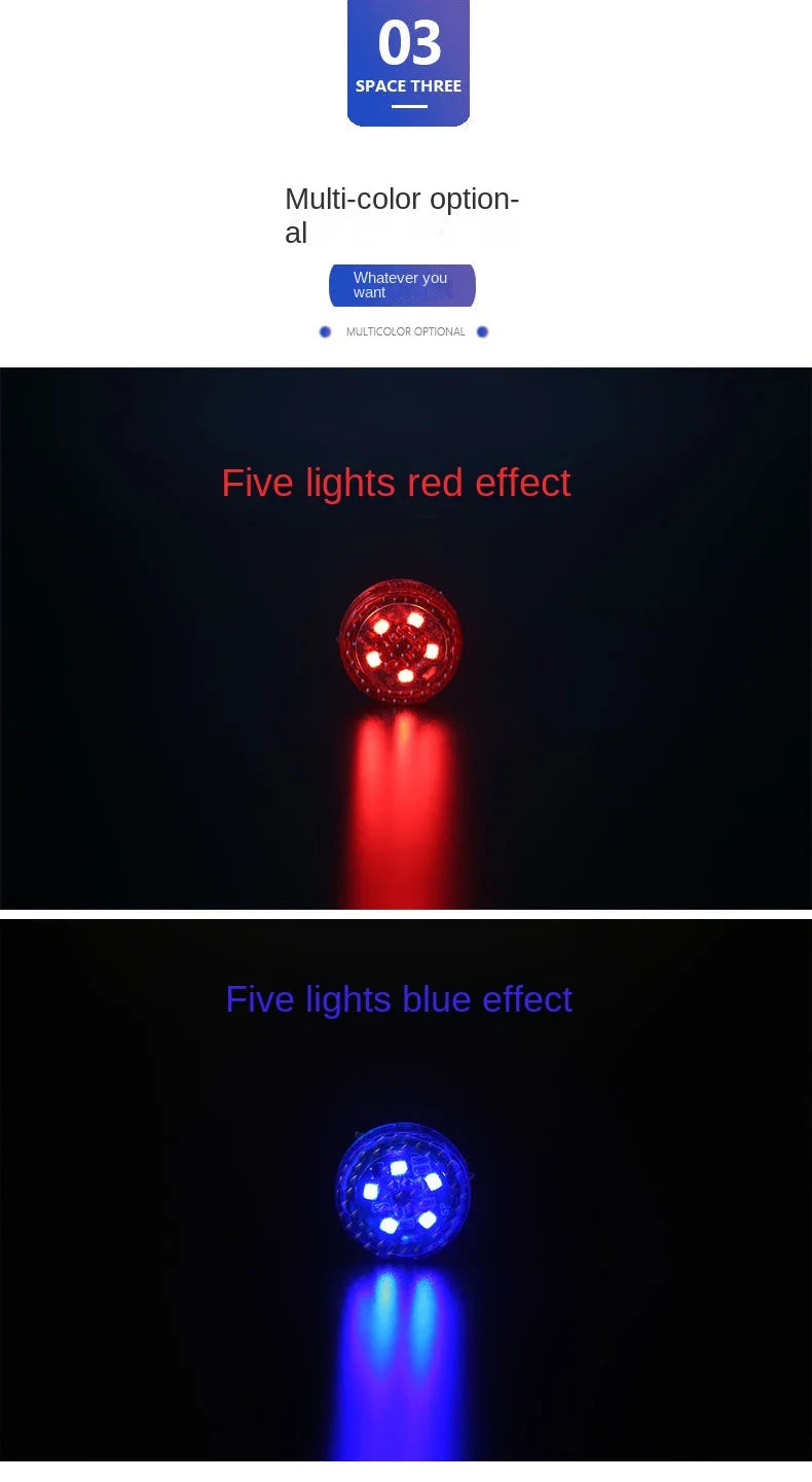 Wireless LED Car Door Anti-Collision Warning Light