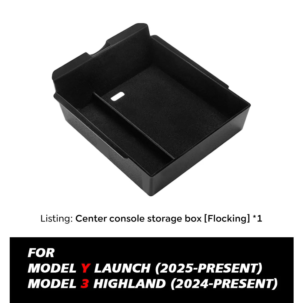 Center Console Storage Organizer for Tesla Model 3 Highland and Model Y