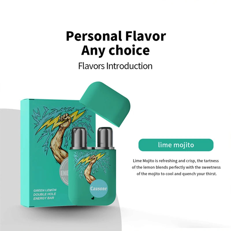 Double-Hole Refreshing Nasal Aromatherapy Energy Stick - 21