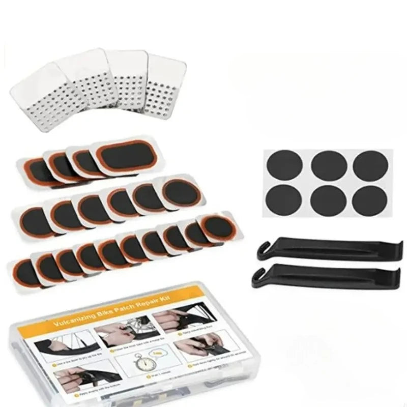 Portable Bicycle Tire Repair Kit for Quick Puncture Fixes