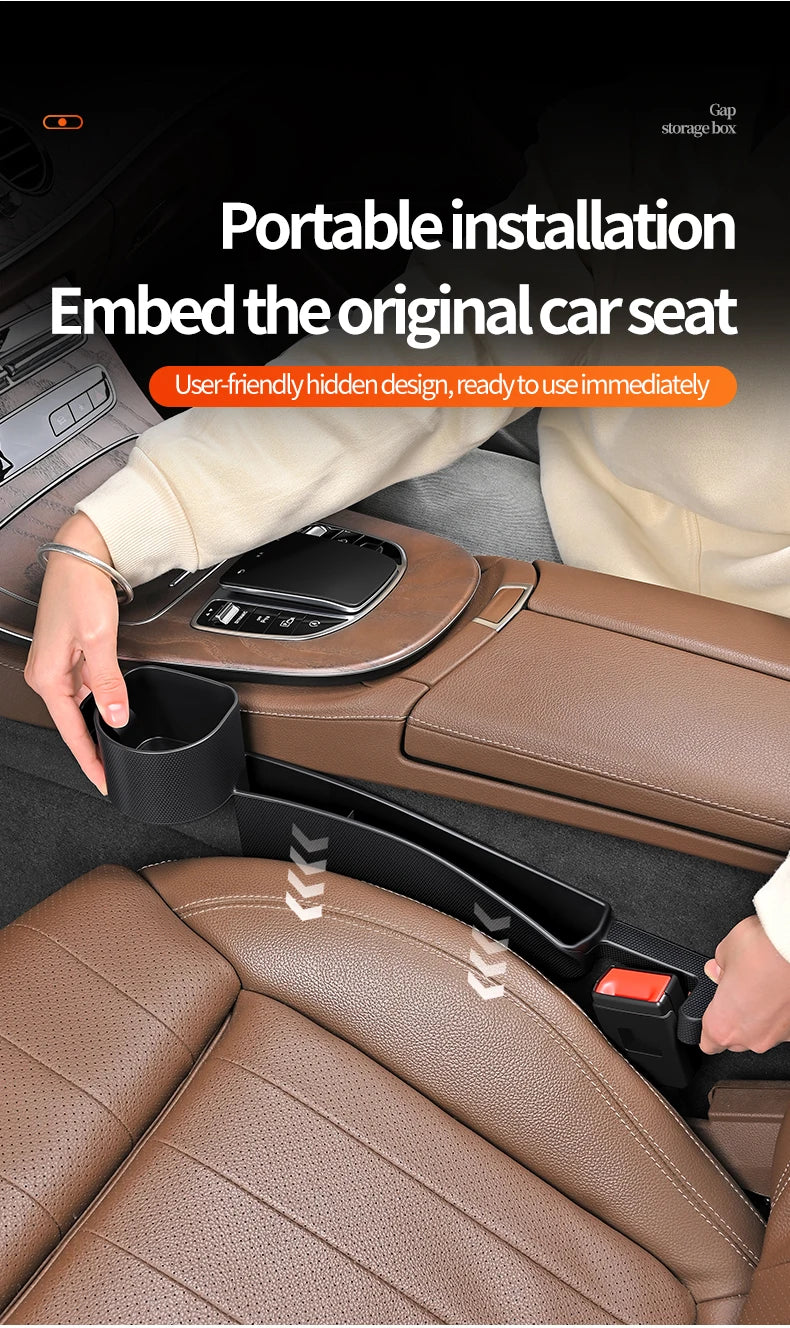 Universal Car Seat Gap Organizer and Cup Holder