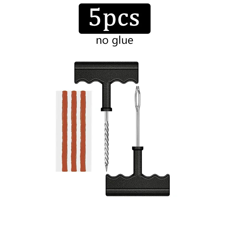Emergency Car and Motorcycle Tubeless Tire Repair Kit - 11