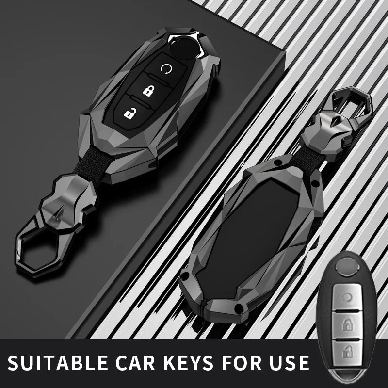 Protective Galvanized Alloy Car Key Case Cover for Nissan and Infiniti - 13