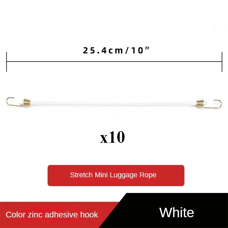 Heavy Duty Elastic Bungee Cords with Hooks for Luggage and Camping
