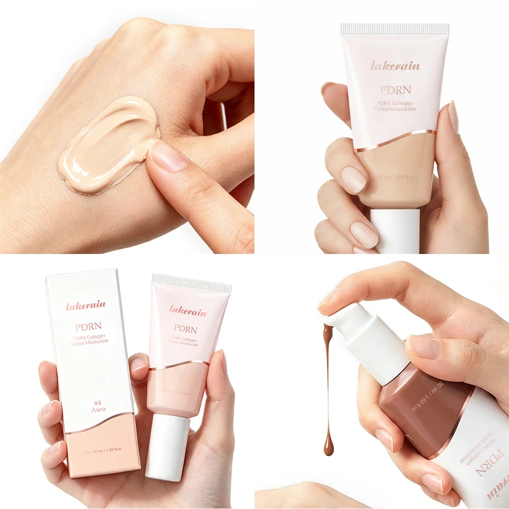 PDRN Collagen Tinted Moisturizer for Radiant Skin Glow
