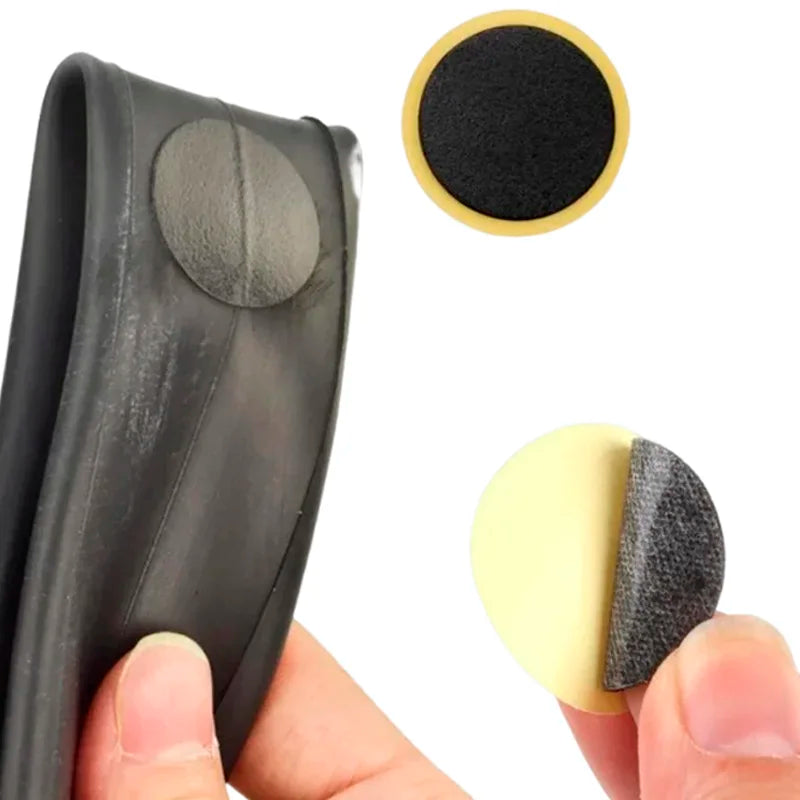 Glue-Free Bicycle Tire Repair Patches Kit - 7