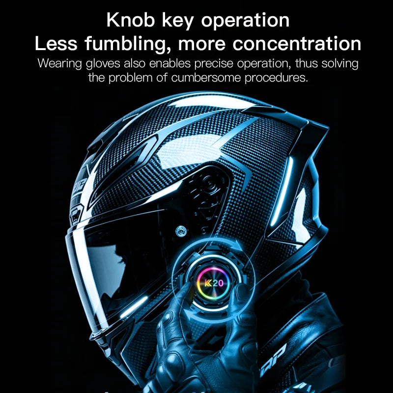Wireless Motorcycle Helmet Bluetooth Intercom Headset