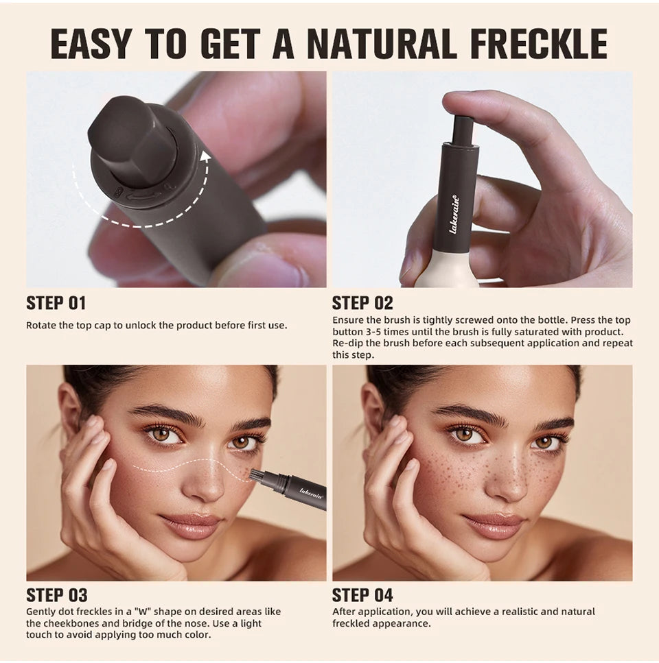 Waterproof Natural Freckle Stamp Makeup Pen - 13