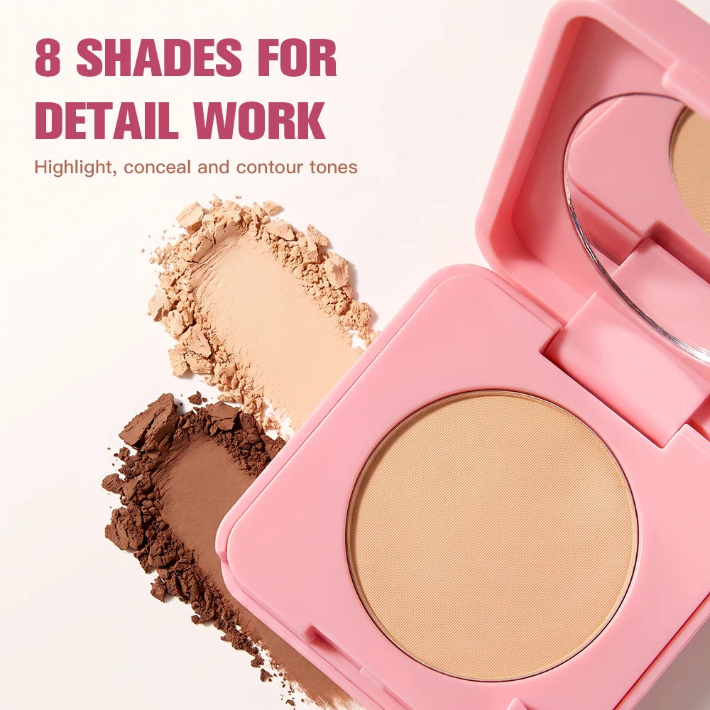 Matte Foundation Stick and Pressed Powder Beauty Set
