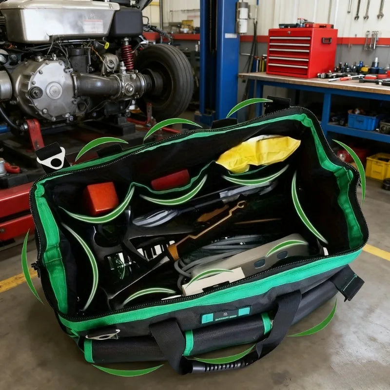 Multifunctional Heavy-Duty Electrician Tool Storage Bag - 4