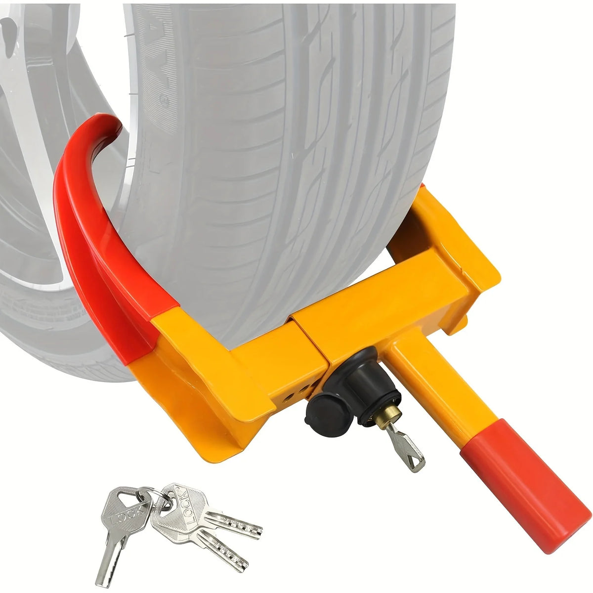 Heavy Duty Adjustable Anti-Theft Tire Wheel Lock