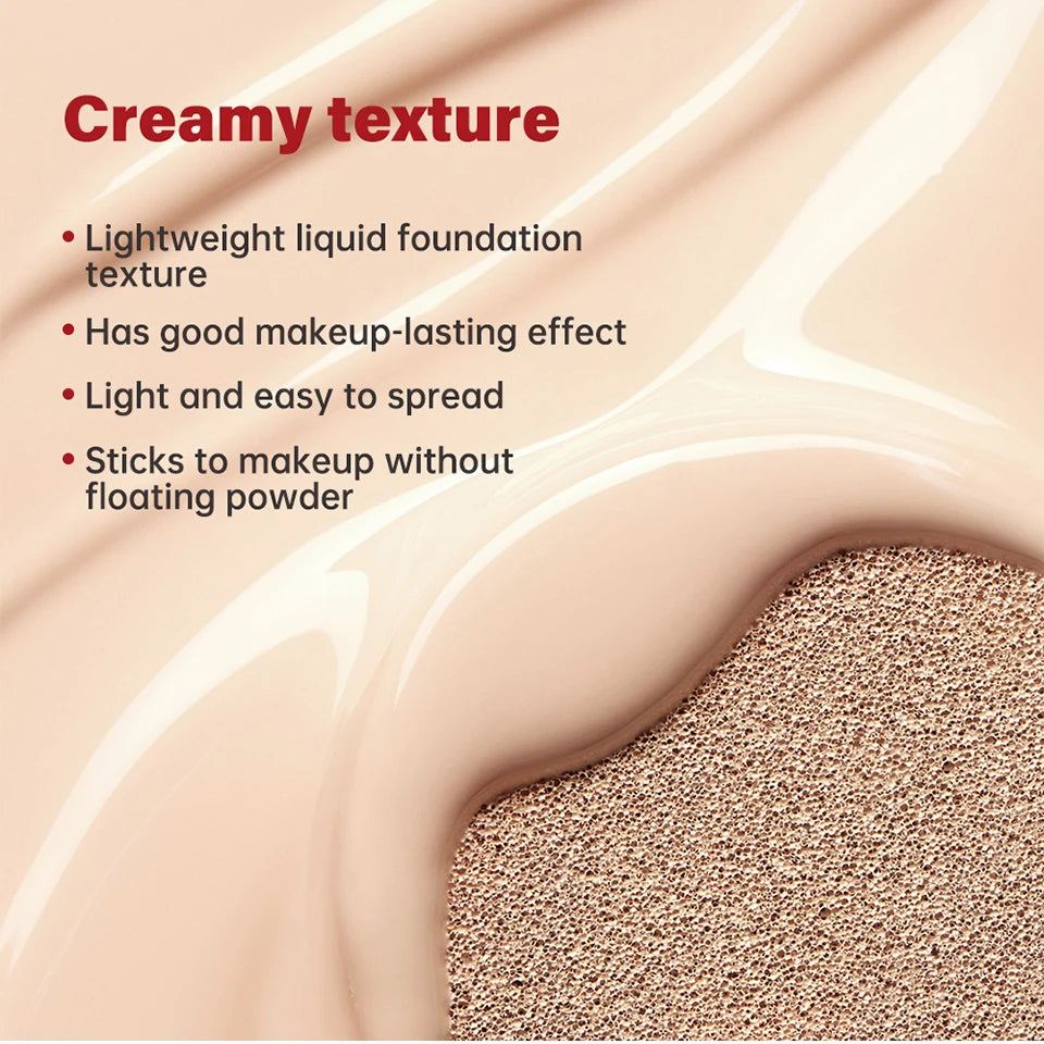 Long-Wear Semi-Matte Cushion Foundation with SPF