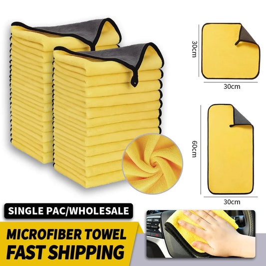 Absorbent Microfiber Car Wash and Detailing Towel