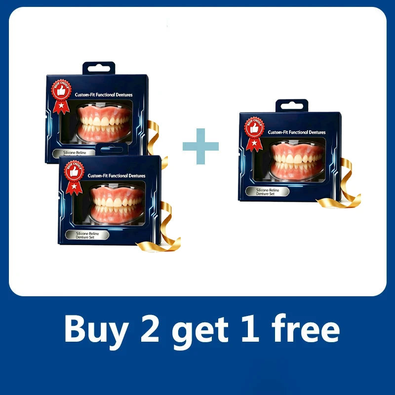 Custom-Fit Silicone Cosmetic Teeth Veneers