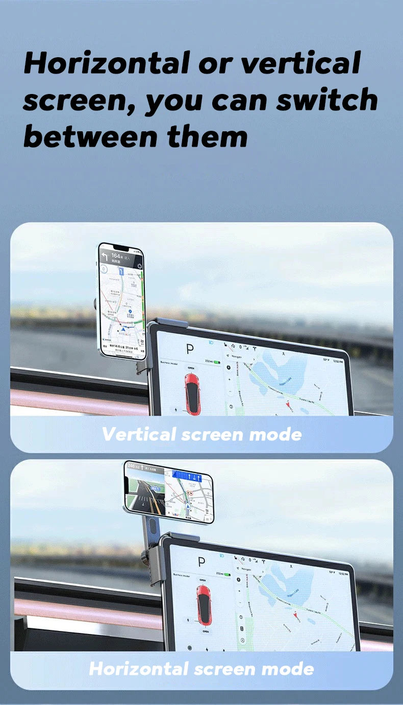 Magnetic Wireless Car Phone Mount for Dashboard Screens - 12