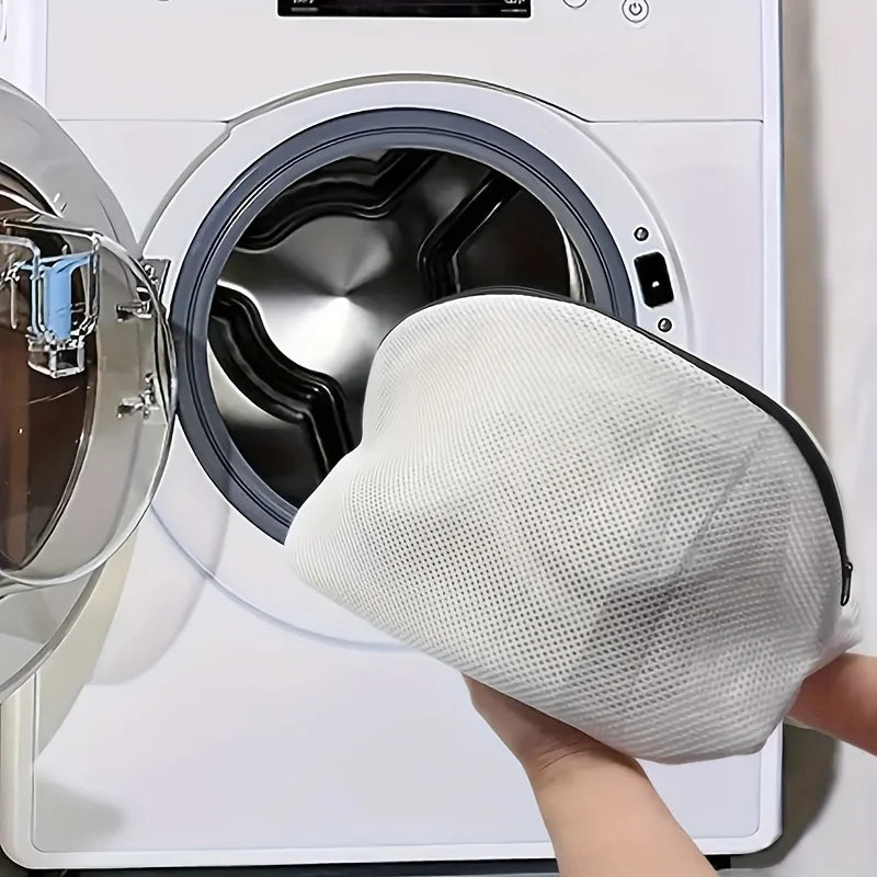 Protective Oval Mesh Washing Machine Bag for Shoes