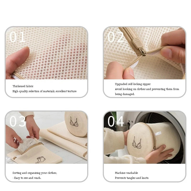 Protective Mesh Laundry Bags for Delicates and Lingerie - 6