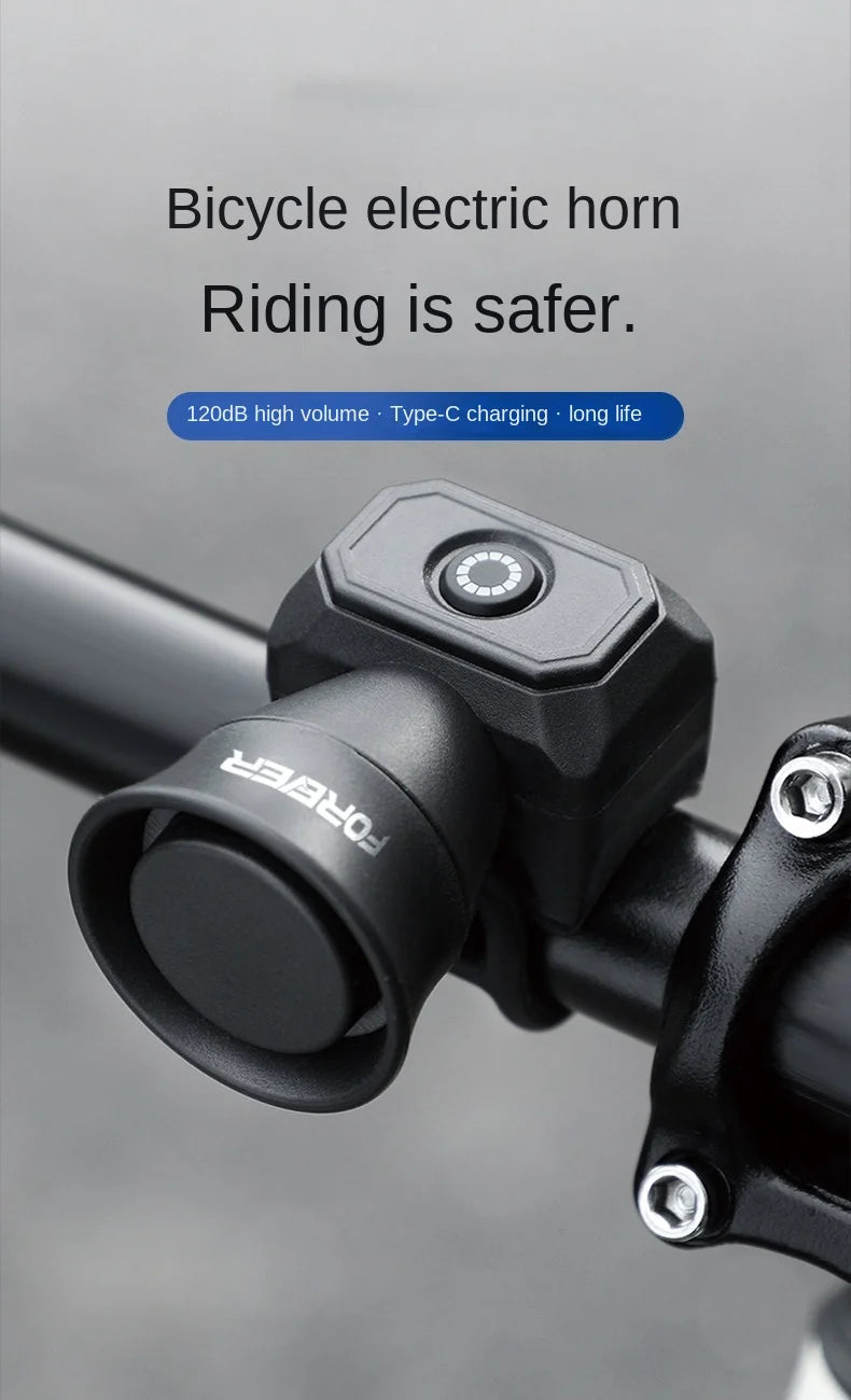 Waterproof Electronic Bicycle Horn with 5 Sound Modes - 7