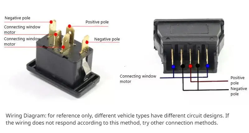 Universal Auto Car Power Window Lift Switch
