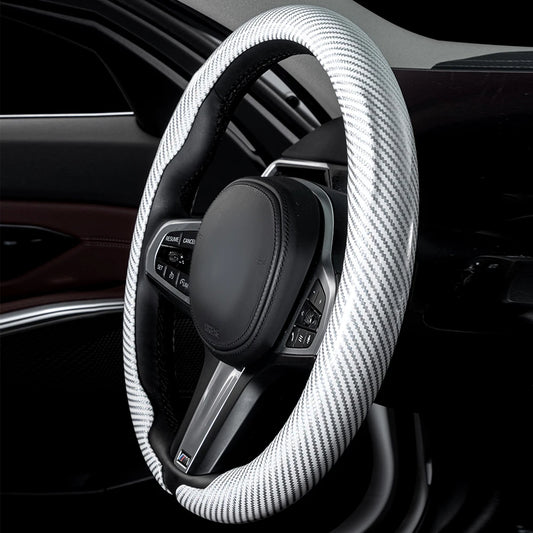 Universal Non-Slip Carbon Fiber Car Steering Wheel Cover