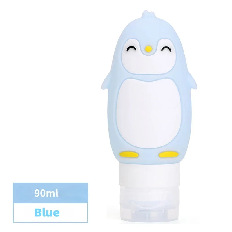 Cartoon Penguin Travel Bottle for Toiletries - 16