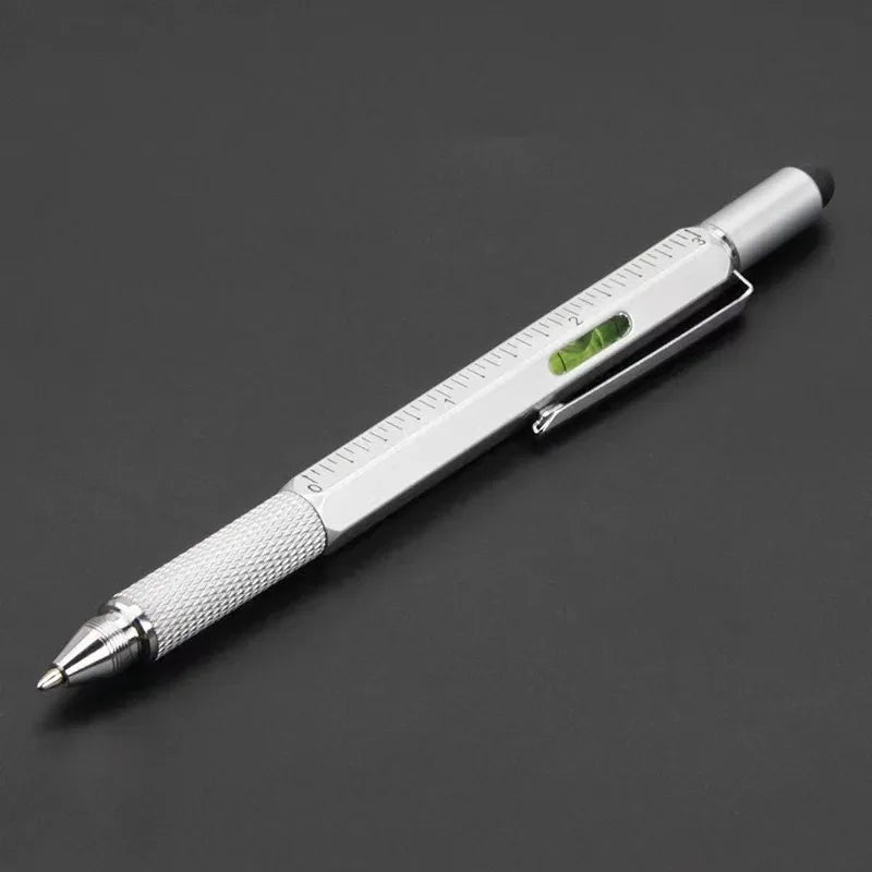7-in-1 Multifunctional Tool Pen with Stylus and Measuring Gauge