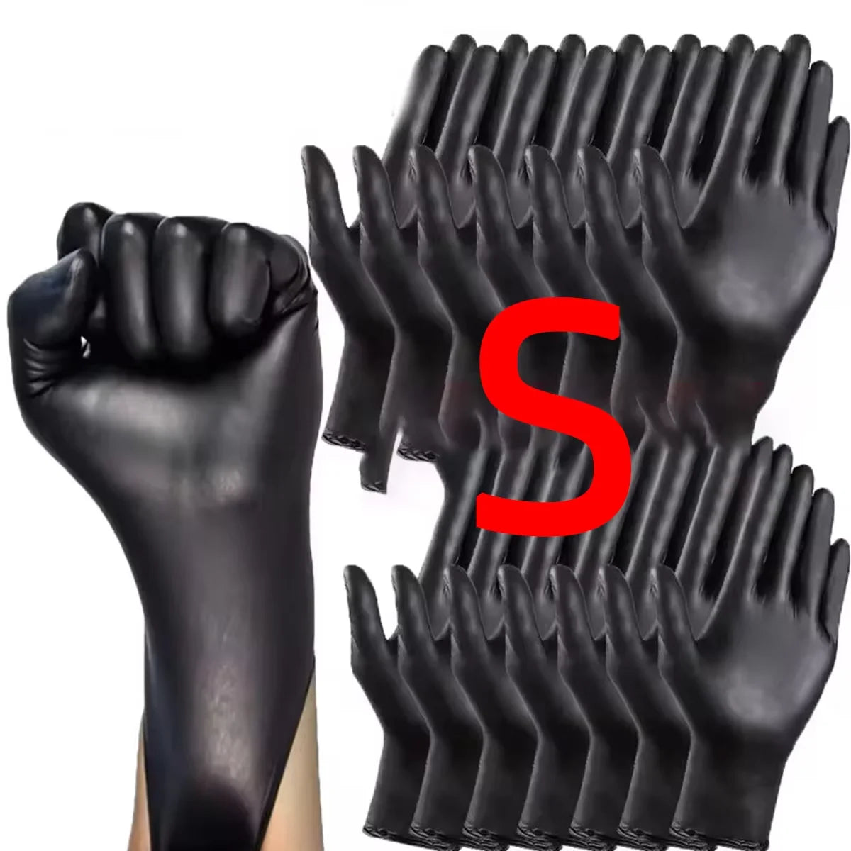 Heavy-Duty Disposable Nitrile Cleaning Gloves - 11