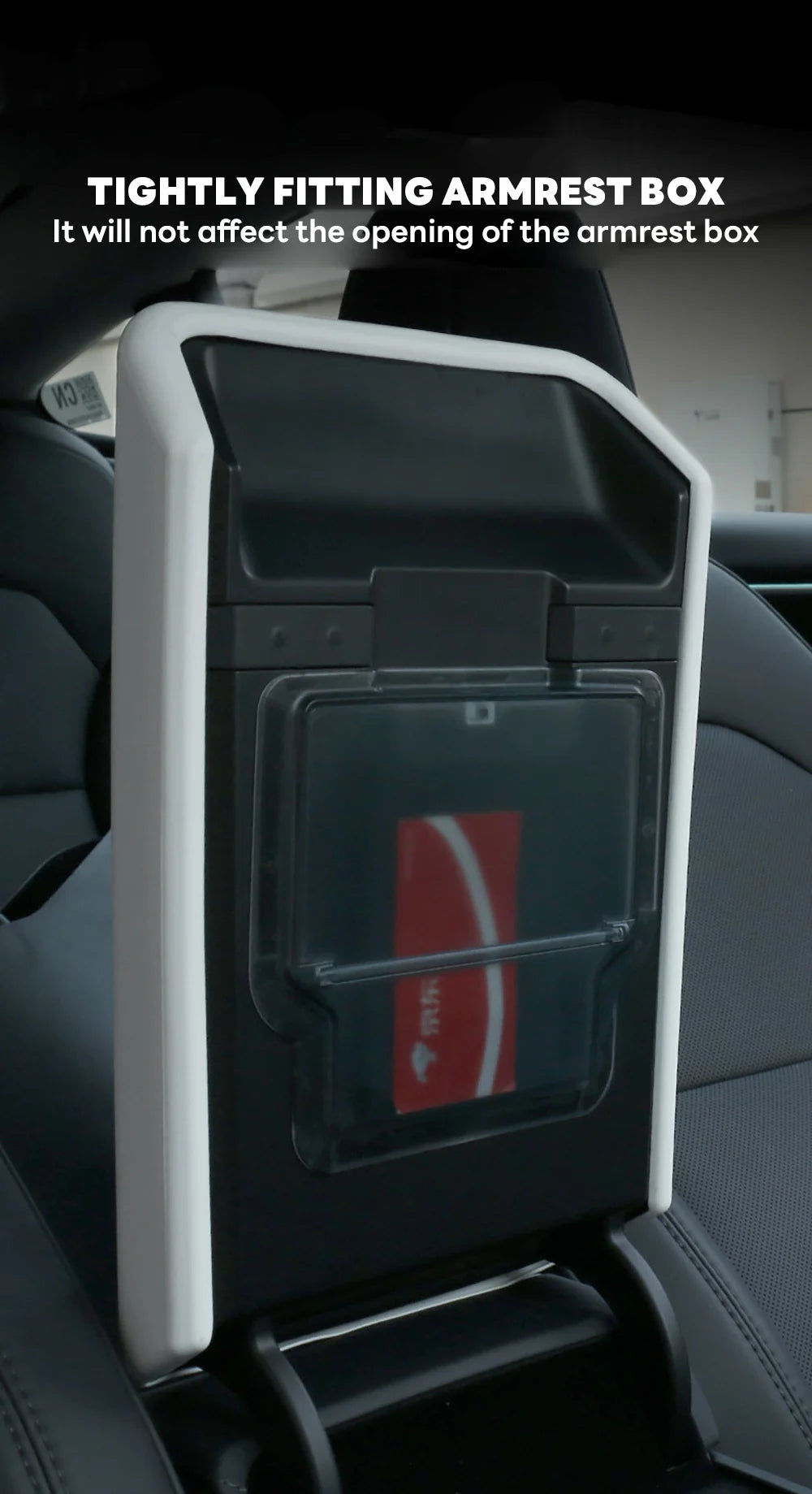 Center Armrest Console Cover Protector for Tesla Model 3 and Model Y - 12