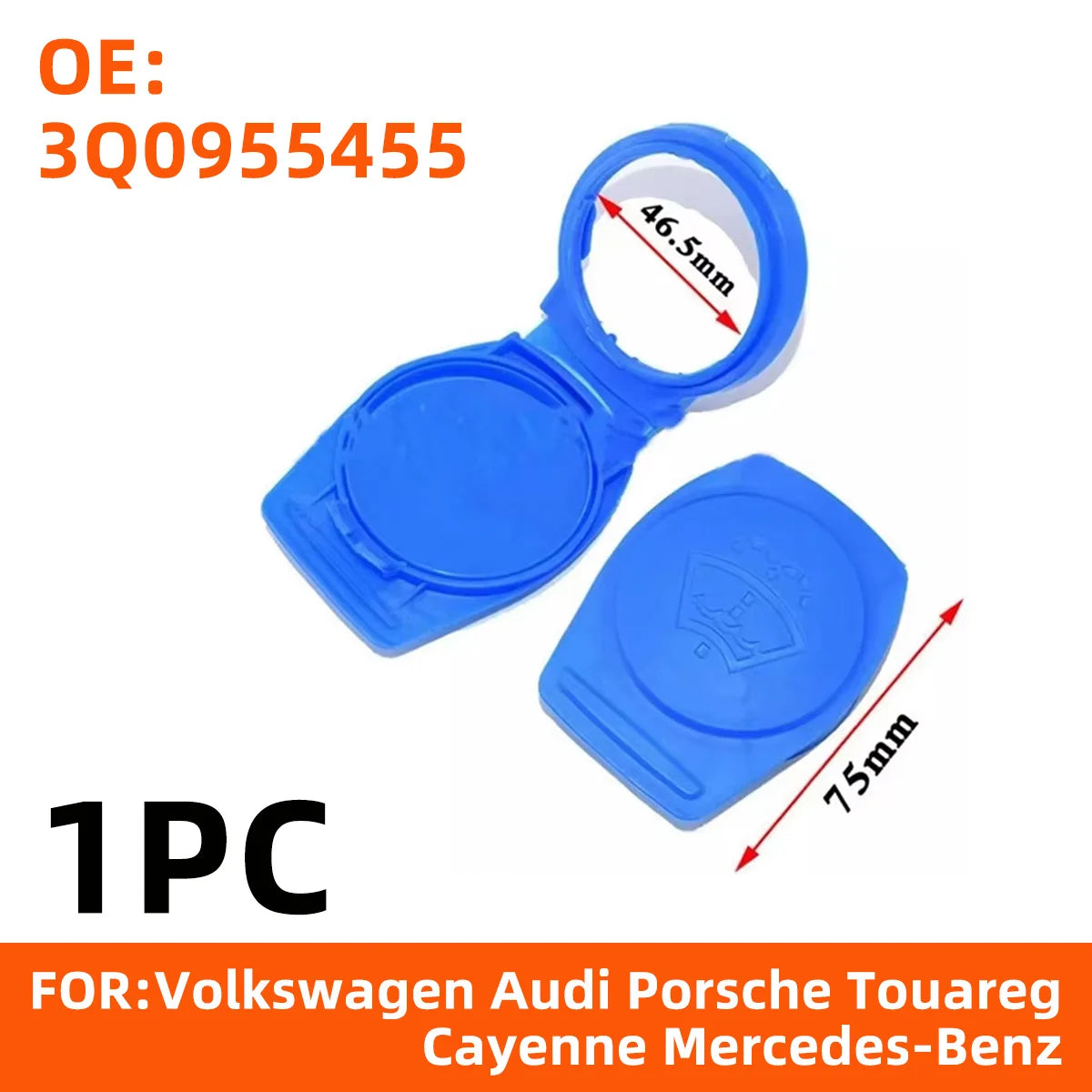 Replacement Windshield Washer Fluid Reservoir Tank Cap
