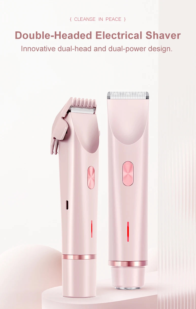 Electric Waterproof Painless Hair Removal Shaver for Face and Body