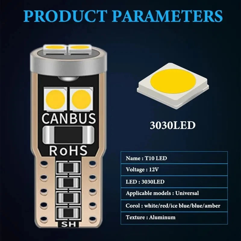 T10 W5W Canbus Error-Free LED Interior and License Plate Bulbs - 2